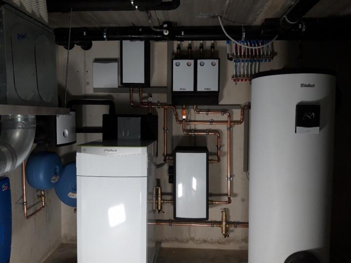 12/2019 - Warmtepomp Vaillant Flexotherm - Nieuwbouwwoning In Geel ...